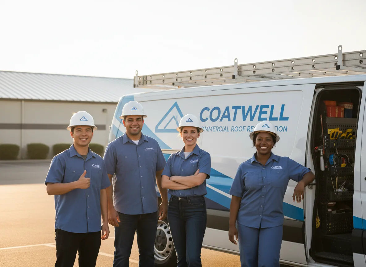 Commercial roof coating company in Hamlin, IA